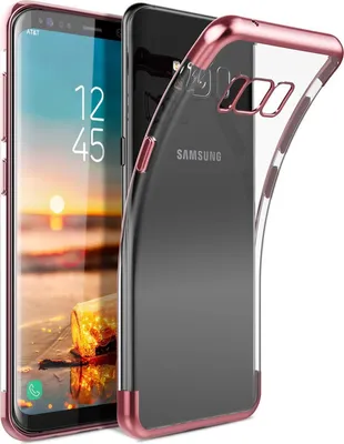 Obrázok produktu pre TPU kryt pre Samsung Galaxy S8 Plus Puzdro Silikónový kryt Transparent s farebným označením puzdra na telefón