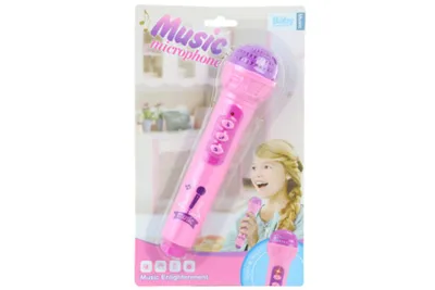Image de Microphone rose à piles