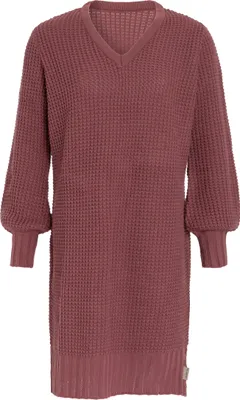 Produktbild von Knit Factory Robin Strickkleid - Stone Red - 36/38