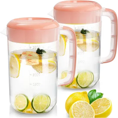 Obrázok produktu pre Džbán na džús Jucoan s odmerkou, 4 litre, bez BPA, široký otvor