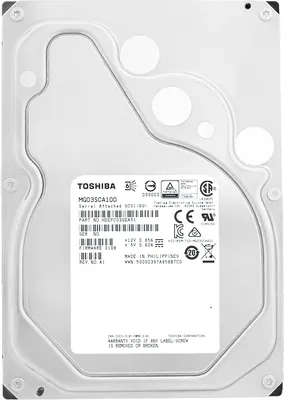 Image de Disque dur Toshiba MG03SCA100 1TB 7200Rpm 64Mb Cache Sas II 3.5'' pouces