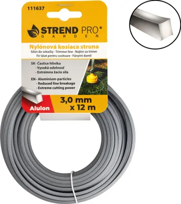 Produktbild von Trimmerfaden Alulon ADQ 3,0 mm, L-12 m, eckig 10 Stück