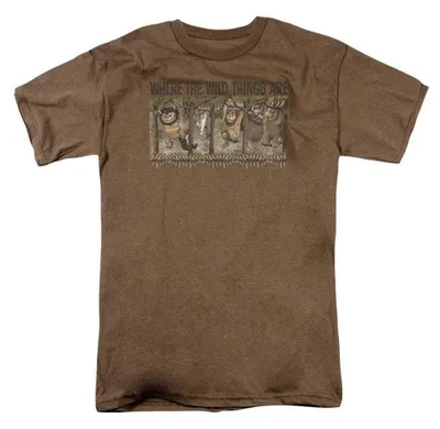 Productafbeelding van "Where the Wild Things Are" - T-shirt voor heren/dames, uni model, TV39136 (3XL) (groen, safari-stijl)