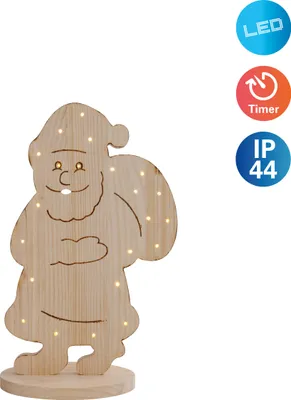 Image de Eclairage de Noël Extérieur Décoration de Noël LED Extérieur bois avec minuterie 5307327