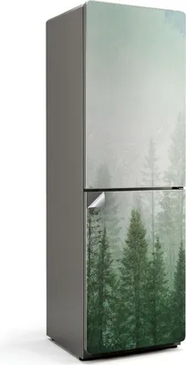 Zdjęcie produktu dla Lilie na powierzchni morza - Naklejka na lodówkę - Naklejka na lodówkę - Dekoracja lodówki - Samoprzylepna folia na lodówkę - Dekoracja kuchni - 60x190 cm