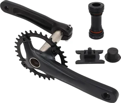Produktbild von Kurbelgarnitur aus schlagfester, leichter, hohler Aluminiumlegierung mit 32 Zähnen für Mountainbikes