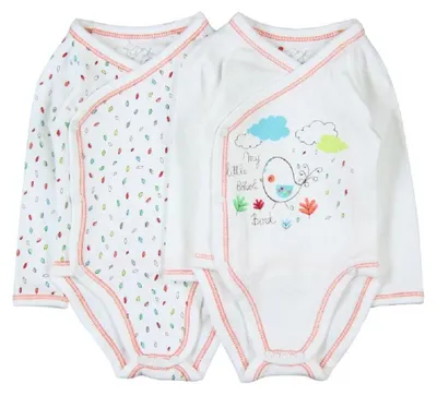 Produktbild von Bóboli Baby Wickel-Bodies im 2er Geschenk-Set Gr. 56 - 80 68