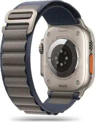 Produktbild von Tech-Protect Nylon Pro Apple Watch 4 / 5 / 6 / 7 / 8 / 9 / Se / Ultra 1 / 2 (42 / 44 / 45 / 49 Mm) Marineblau / Grau