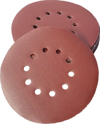 Produktbild von 25 Klett Schleifscheiben Ø225mm Körnung P180 Haftscheiben mit 10 Loch Schleifblätter Exzenter Langhalsschleifer Giraffe Trockenbauschleifer Sandpapier BOHRFUX