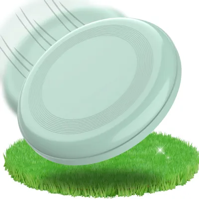 Produktbild von Nachhaltige Frisbee Scheibe 'Space Flyer' Ø 22 cm - Wurfscheibe für Kinder, Erwachsene oder als Hundefrisbee sorgt für jede Menge Spielspaß - minze