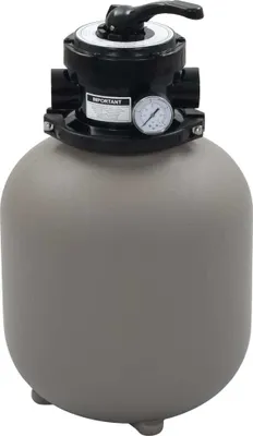 Produktbild von BEI CLORIS Pool-Sandfilter mit 4-Wege-Ventil Grau 350 mm,5,68 Kg