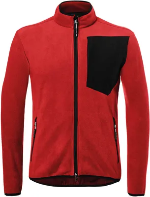 Produktbild von KÜBLER WEATHER Fleecejacke mittelrot/schwarz XL