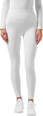 Produktbild von Equestrian Stockholm Reitleggings Damen Knee-Grip Movement Leggings White Perfection S
