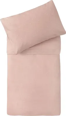 Produktbild von Jollein Twinkling Bettbezug - 100 x 140 cm - Wild Rose | Babybettwäsche