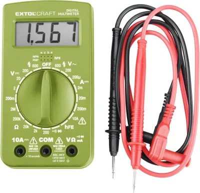 Obrázek produktu pro Extol Craft 600011 Multimeter digitální (U, I, R) s akustickou signalizací
