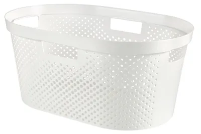 Image de Curver Panier à linge pour mangle 40 L Blanc