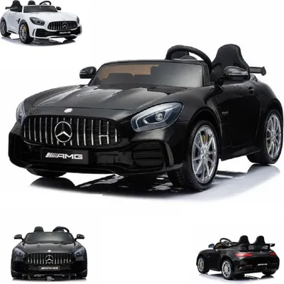 Obrázok produktu pre ES-Toys Detské elektrické autíčko Mercedes GT R AMG, dvojmiestne, EVA pneumatiky, 2x 35W čierne