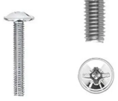 Image de 1 kit composés de 2 vis M4X25 mm zinguée Lot de 6