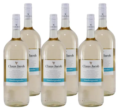 Produktbild von Claus Jacob Grauburgunder -trocken- (6 x 1,5L)
