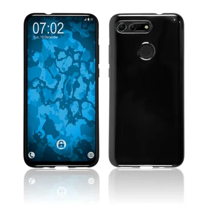 Produktbild von PhoneNatic Case kompatibel mit Huawei Honor View 20 - schwarz Silikon Hülle Cover