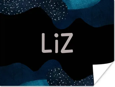 Produktbild von MuchoWow® Poster Liz - Pastell - Mädchen 120x90 cm - Wandbild