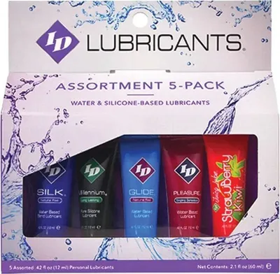 Zdjęcie produktu dla Id Juicy Lube - Rozne 5X Lubrykanka W Tubce 12 Ml