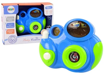 Immagine prodotto di Telecamera interattiva per bambini con luce e suono blu