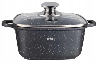 Produktbild von Kinghoff Marmor-Topf 20 cm Induktion Antihaft