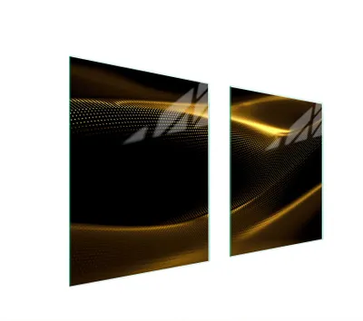 Produktbild von Glasschutzplatte Für Herd 85X52 Gold