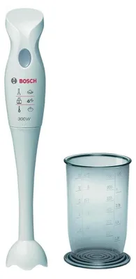 Produktbild von Bosch Stabmixer MSM6B150, Abnehmbarer Mixfuß, Mixbecher mit Deckel, ergonomische