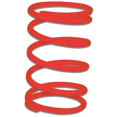 Produktbild von Malossi Gegendruckfeder rot +30% kompatibel mit Aprilia, Benelli, MBK, Yamaha