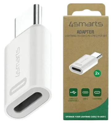 Immagine prodotto di 4Smarts Adattatore Usb-C/Lightning 27W 2Szt540711