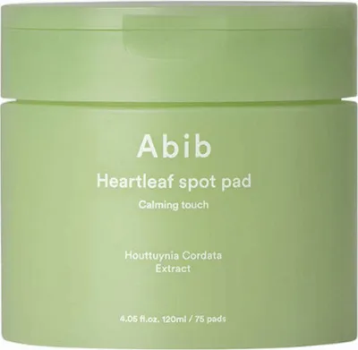 Obrázek produktu pro Abib Heartleaf spot pad calming touch - zklidňující pleťové polštářky