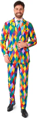 Produktbild von Clown Partyanzug - Karneval Faschingskostüm Herren Größe: XL
