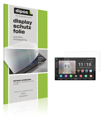 Produktbild von 2x Schutzfolie für Atoto A5LG2A7T matt Displayschutzfolie Folie Display Schutz dipos