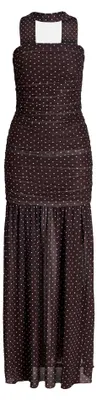 Productafbeelding van JJXX - Set met maxi-jurk voor dames, gaas materiaal, model GT16991 (maat 38 EU) (bruin)