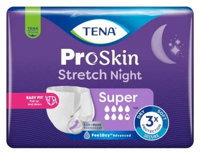 Produktbild von Tena Stretch Night super Inkontinenz-Schutzhose L 30 St