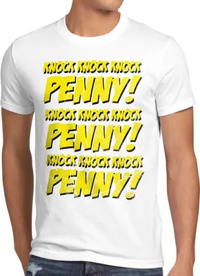 Produktbild von style3 Knock! Penny Herren T-Shirt, Größe:4XL, Farbe:Weiß