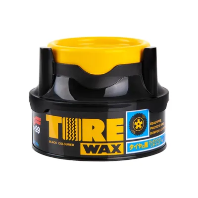 Produktbild von Soft99 Tire Black Wax + Applicator Pad 170 gram