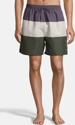 Produktbild von BECO the world of aquasports Badeshorts Coastline mit schnelltrocknender Funktion grau-grün S