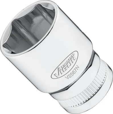 Produktbild von VIGOR Steckschlüsseleinsatz V2567N 1/2" Außen Sechskant Profil SW 21 mm