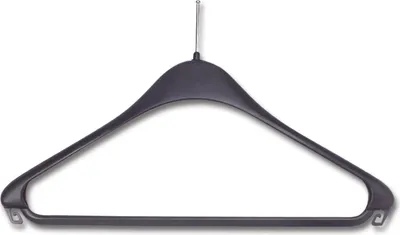 Produktbild von Kleiderbügel Osiris Kunststoff schwarz
