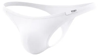 Produktbild von TOF Paris - Herren Thongs Unterwäsche - Access Thong White - 1x Größe XXL