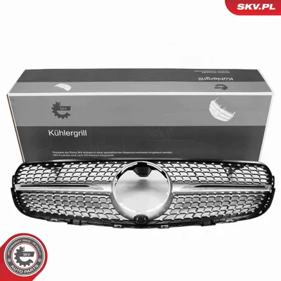 Produktbild von ESEN SKV 66SKV571 Kühlergrill Frontgrill passend für MERCEDES-BENZ GLC (X253) Silber