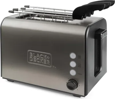 Immagine prodotto di Black & Decker BXTOA900E tostapane 7 2 fetta/e 900 W Nero, Acciaio inossidabile
