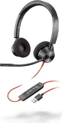 Produktbild von Poly Blackwire 3320 - Blackwire 3300 series - Headset - On-Ear - kabelgebunden - USB-A - Schwarz