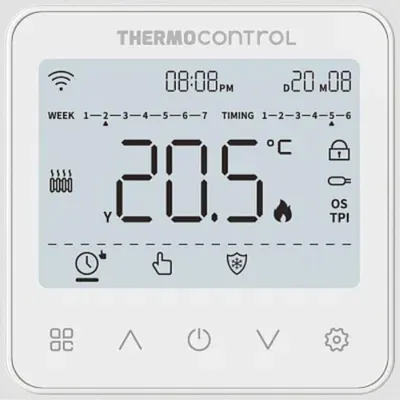 Obrázok produktu pre CB Elektro Programovateľný Wi-Fi termostat, 230V (THERMOCONTROL)
