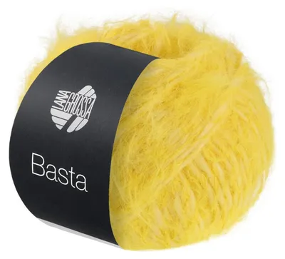 Produktbild von Lana Grossa BASTA 50 g Garn im Fake Fur Look mit Franseneffekt 100 m Farbe 031 - Gelb