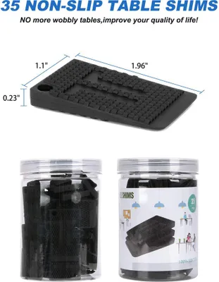 Produktbild von Unterlegplatten aus Kunststoff, Möbelpads, Unterlegplatten für Gummifüße