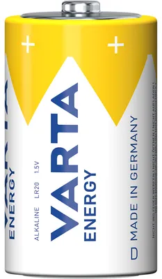 Produktbild von Varta Energy, Einwegbatterie, D, Alkali, 1,5 V, 2 Stück(e)